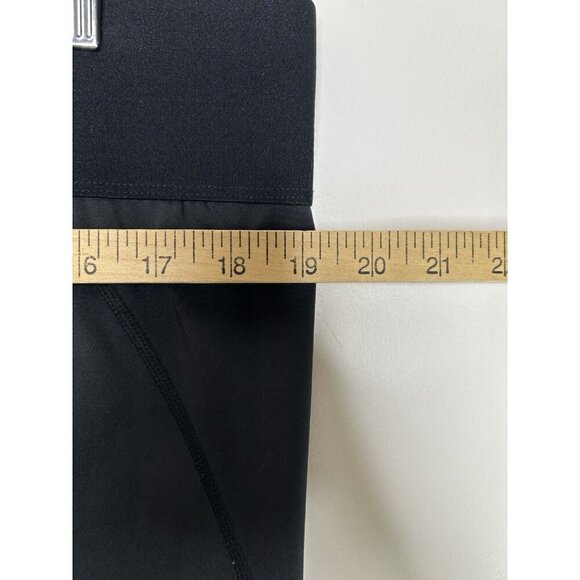 Good American Solid Black Ankle Compression Active Leggings Size 7 - Picture 5 of 8